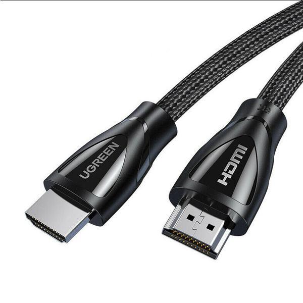 Ugreen HDMI 2.1 8K@60 Braid Cable- 2m - Black - كابل